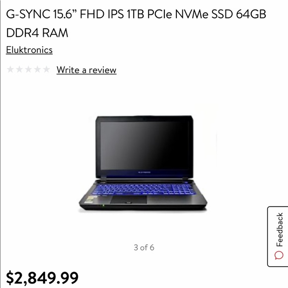 Eluktronics Gaming Laptop - Picture 3 of 11